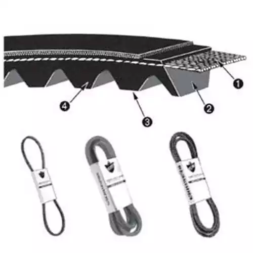 Courroie trapézoïdale 11 x 1029mm moteurs Mercruiser Volvo-Penta remplace 57-76269Q Réduction