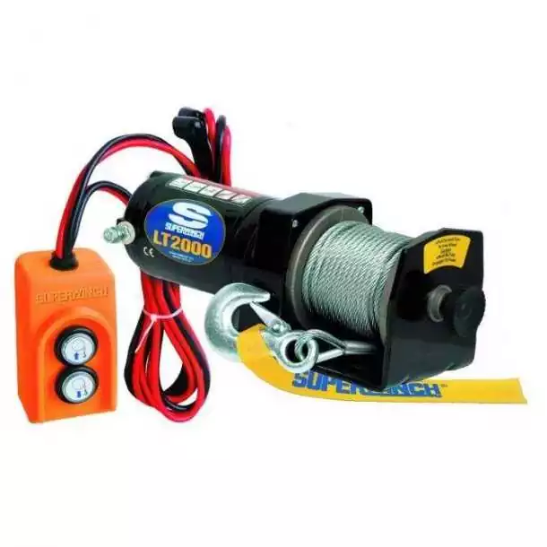 Top Vente Treuil électrique LT2000 907kg 12V câble en acier