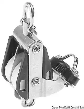 Bon Plan Poulie double Offshore avec coinceur et ringot 16mm