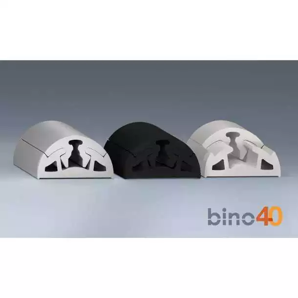 Usine Directe Liston Bino Largeur 40mm Plastique blanc 9010 Rouleau de 24m Prix au mètre