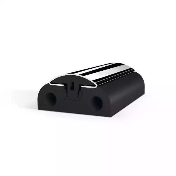 Base PVC 40mm pour Binox Largeur 25mm sans lèvre noir Vendu par 24m Prix au mètre Offre Spéciale