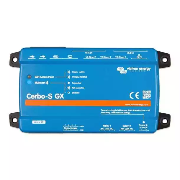 Controleur Cerbo-S GX 4 entrées 7 ports 1 HDMI NMEA 2000 Bluetooth intégré Dernier Modèle