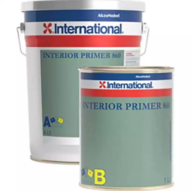 Interior Primer 860 Base Gris RAL 7035 4L primaire époxydique pour les intérieurs Paiement Sécurisé