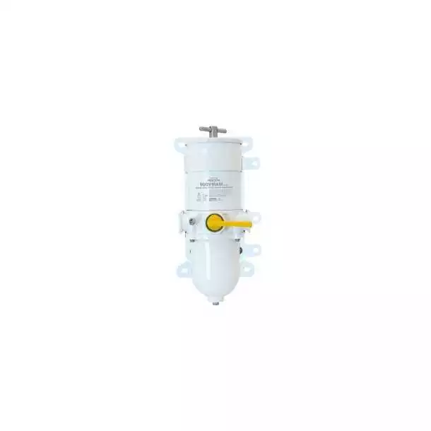 Certifié Préfiltre séparateur 900 Gasoil simple bol métal 341 L/h Filtration 10µ