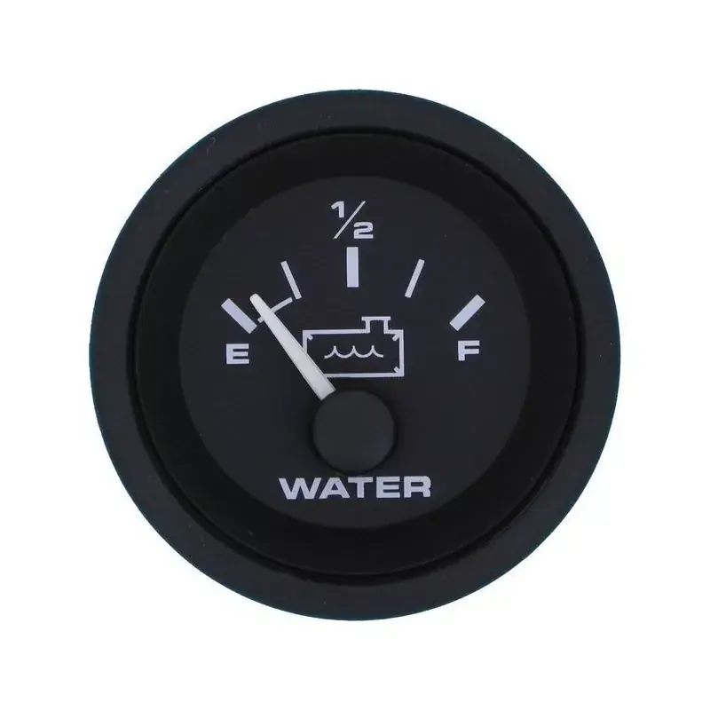 Indicateur niveau eau VDO 12V 10-180 Ω IP67 LED Fond noir Réduction