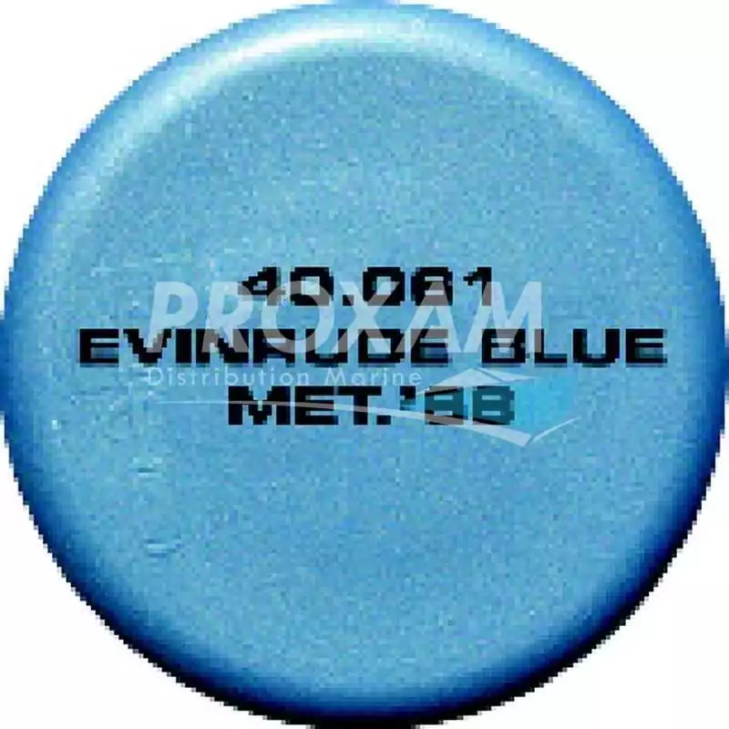 Aérosol peinture marine hors bord Evinrude bleu métal 88 400ML Usine Directe