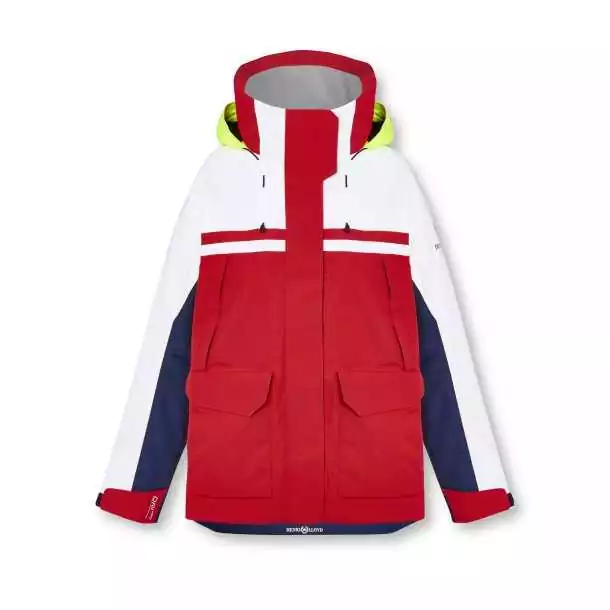Veste Henri Lloyd femme Biscay rouge Authentique