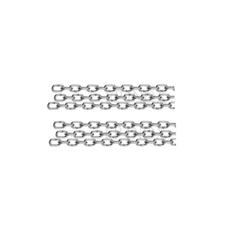 Chaine inox A2 maille liège - Vendu au mêtre ou Bobine Haute Qualité