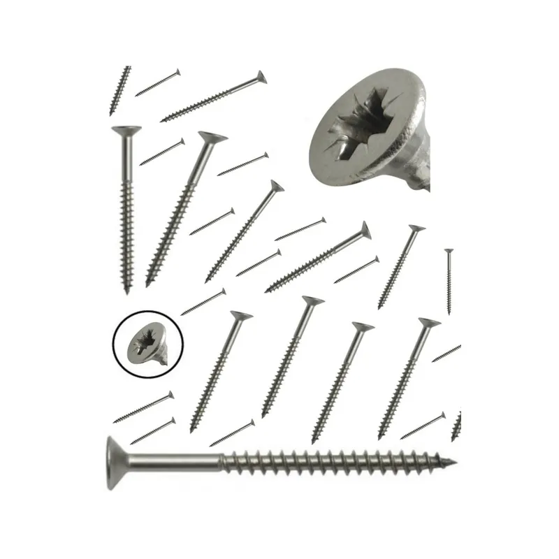 Vis Ø6mm inox A2 bois cruciforme GAMME PRO Quantité Limitée