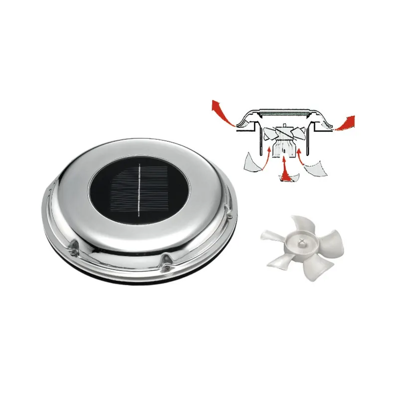 Bon Marché Aérateur inox solaire autonome Solarvent