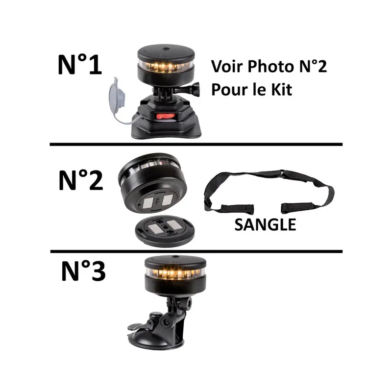 Feux de navigation portable Navilight 360° lumière blanche de mouillage 2NM Dernier Modèle