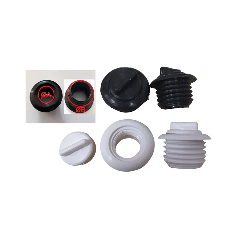 Nable de vidange en nylon noir ou Blanc ( Lot de 2 ) Prix Promo