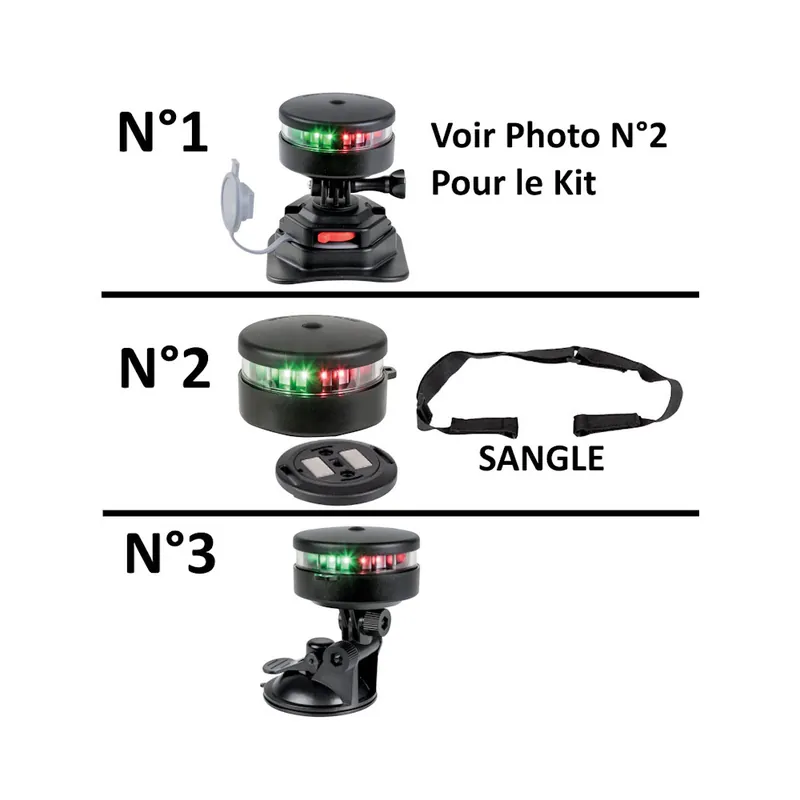 Achat Immédiat Feux de navigation portable Navilight 360° lumière BI - Couleur 1NM