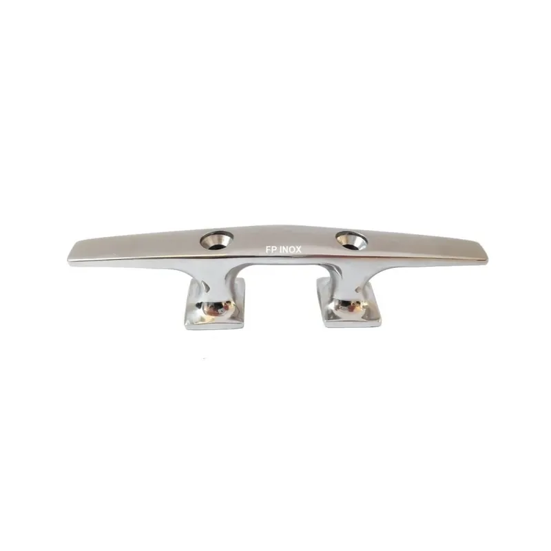 Bon Marché Taquet Brillant avec 2 Trous Longueur 160mm inox A4 - 316