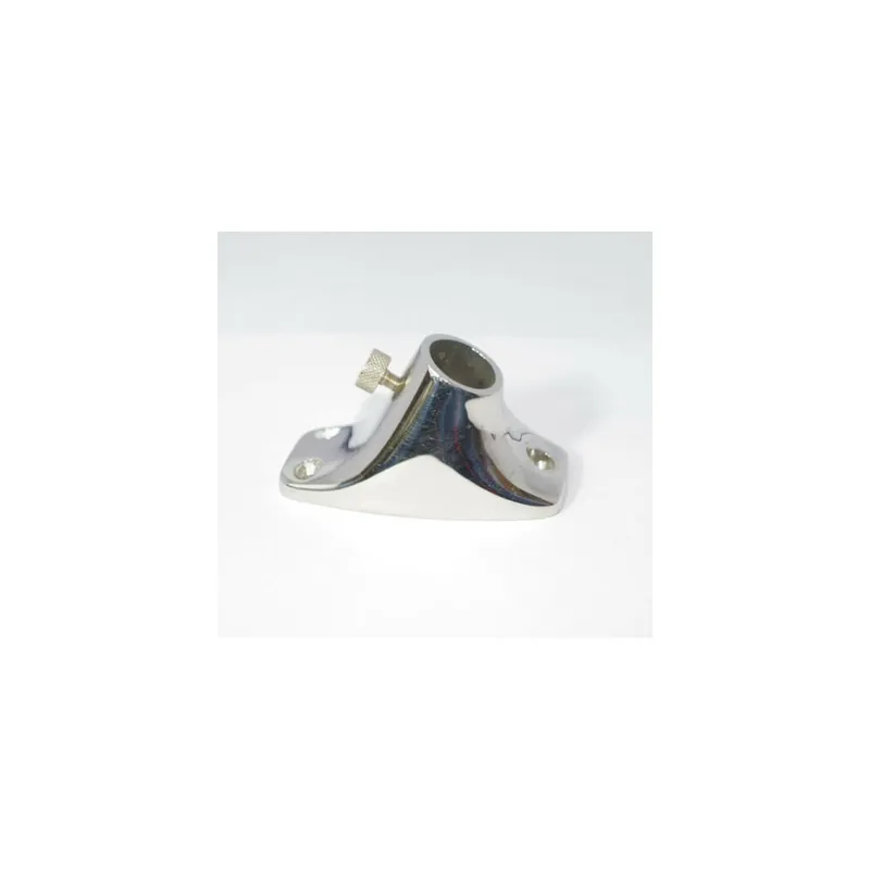Platine / Embase Pour Mat Pavillon Pour Tube De 20mm Inox A4 - 316 Offre Spéciale