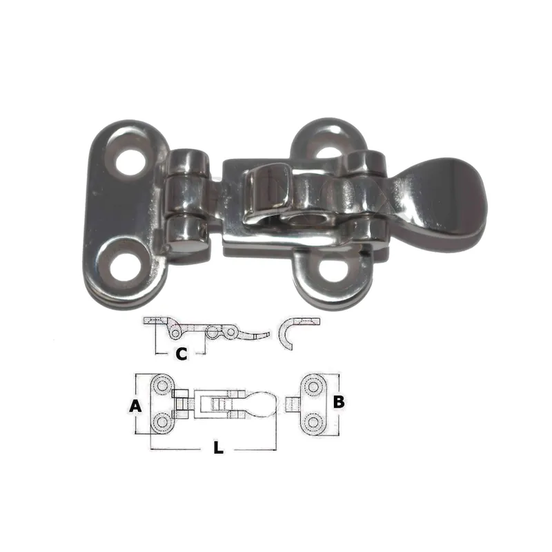 Fermeture sauterelle inox 316 ø110x48mm Affaire À Saisir