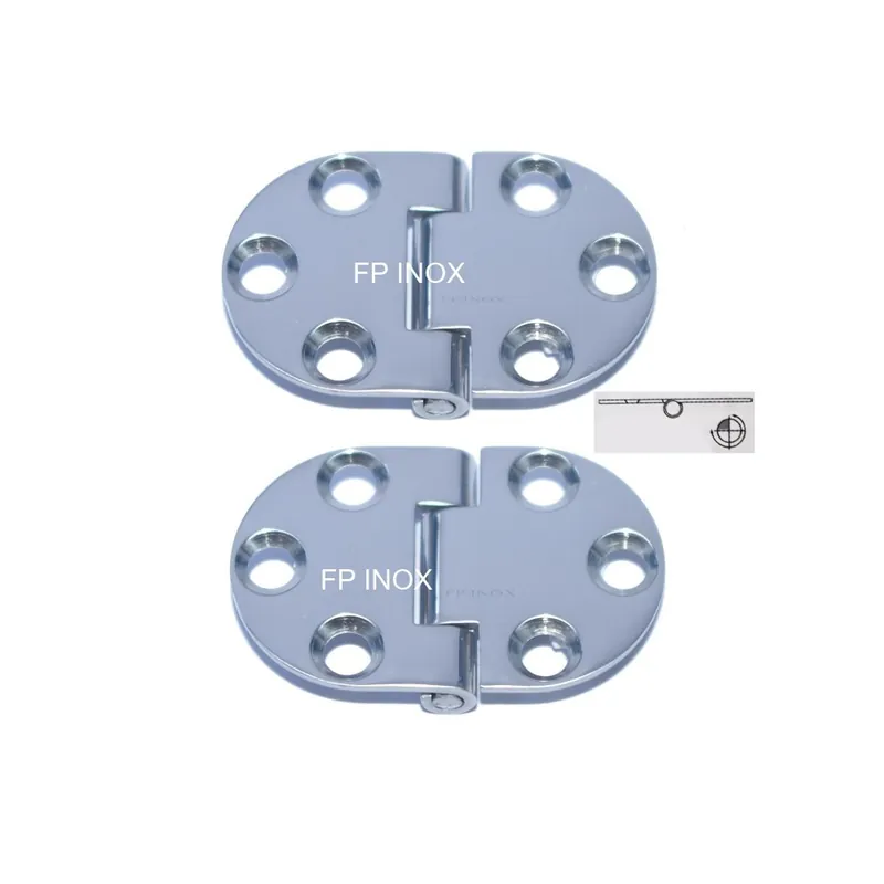 Charnière gond renversée 47x30mm épaisseur 1.5mm inox a2 ( Lot de 2 ) Petit Prix