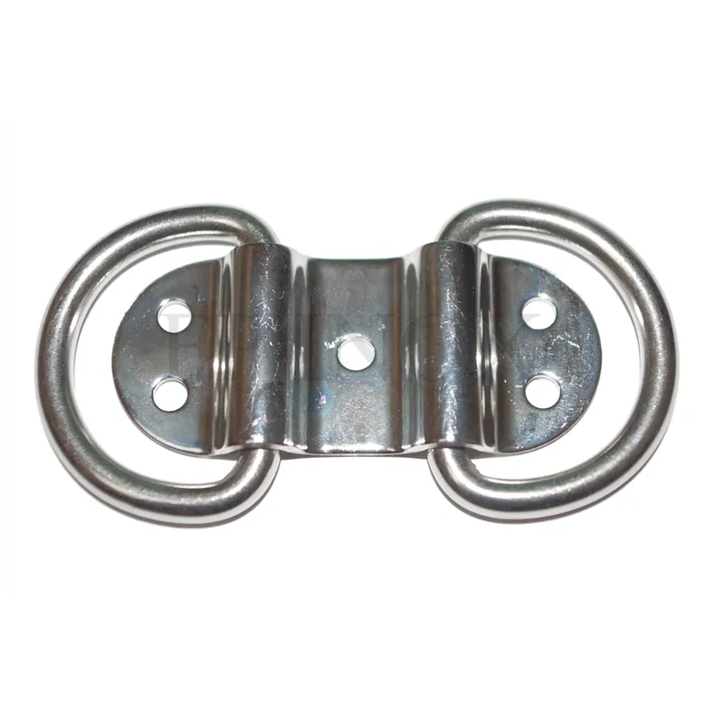 Cadène Double / Anneau rabattable 76x32mm Haute Qualité