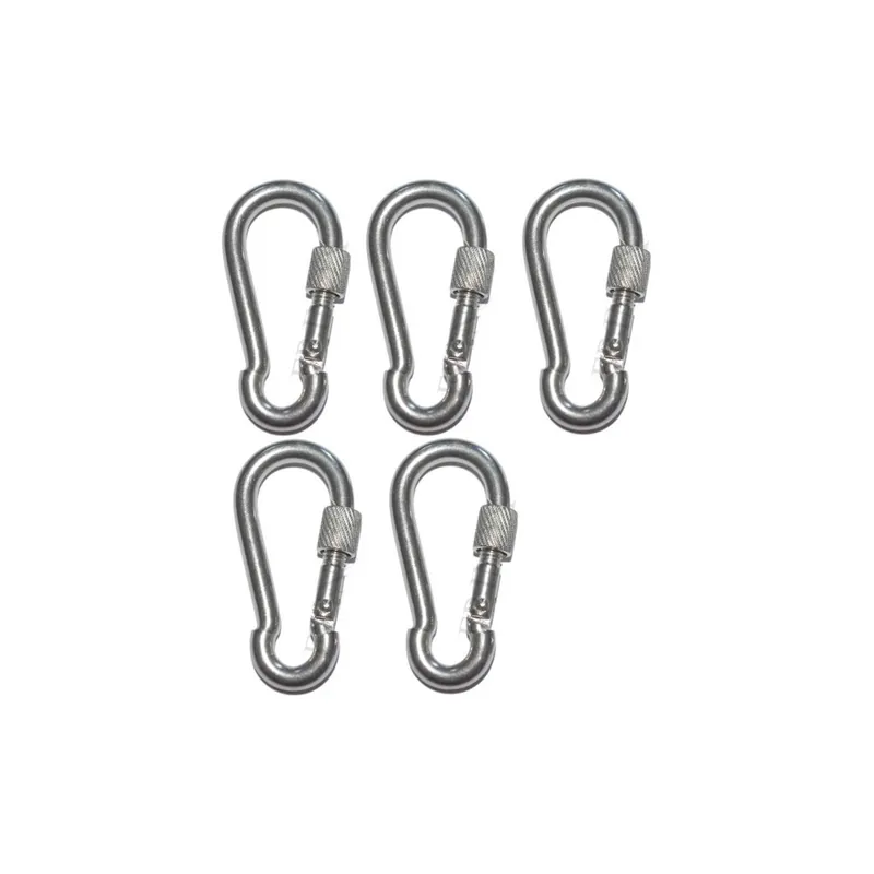 Mousqueton Bague de fermeture à vis inox A4 - 316 Certifié