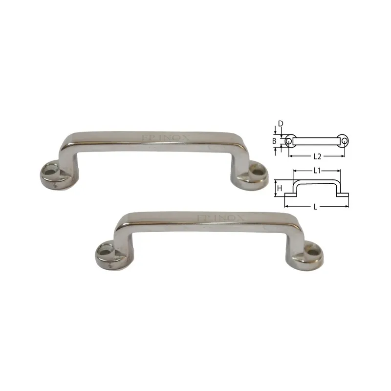 Poignée inox A2 ( lot de 2 ) - 3 tailles Prix Choc