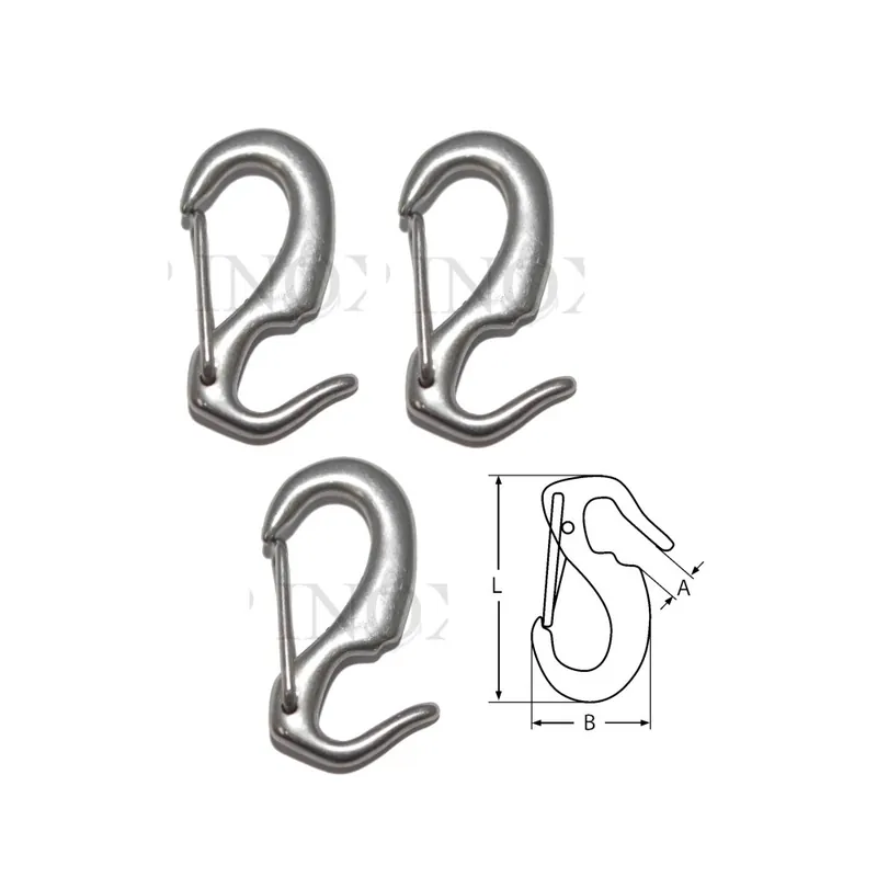 Mousqueton en inox a frapper inox A4 Achat Immédiat