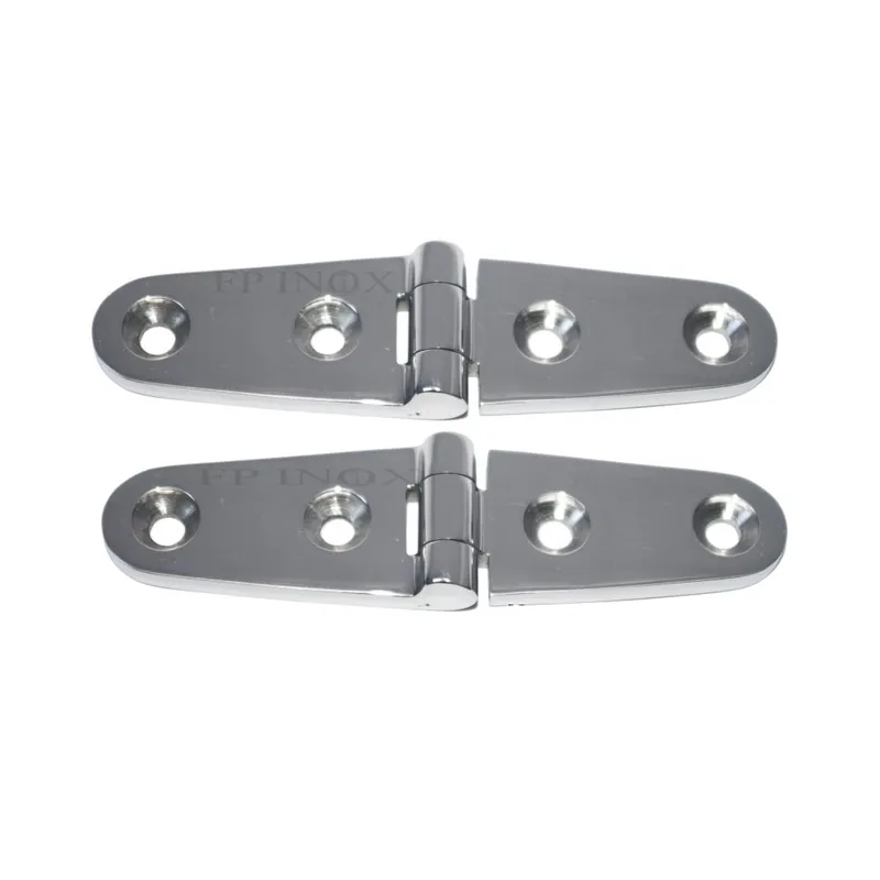 Retour Gratuit Charnière 103x27mm épaisseur 4,5mm en inox A4 ( Lot de 2 )