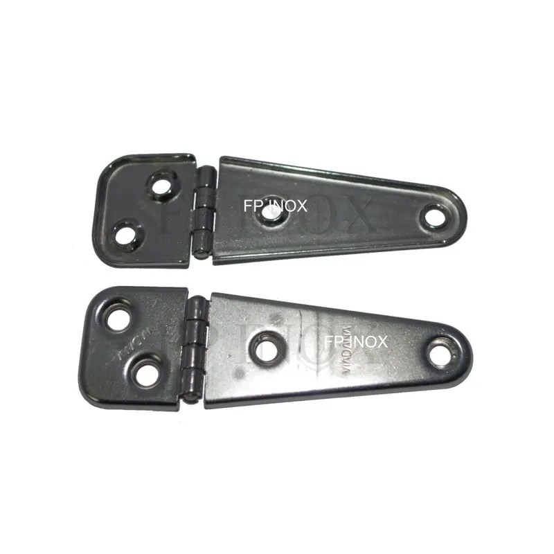 Petit Prix Charnière 103x32mm épaisseur 1mm en inox A2 ( Lot de 2 )