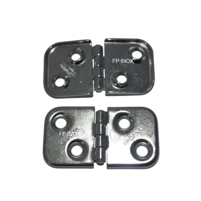 Expédition Rapide Charnière 60x32mm épaisseur 1mm en inox a2 ( Lot de 2 )