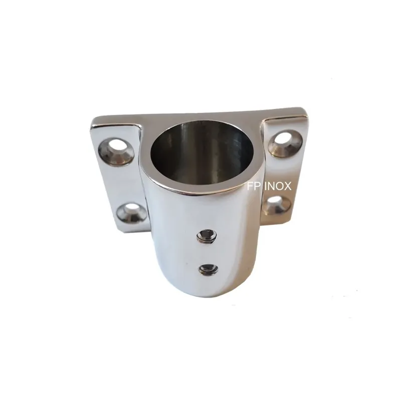 Support tube ( platine ) inox 316 / A4 Dernier Modèle