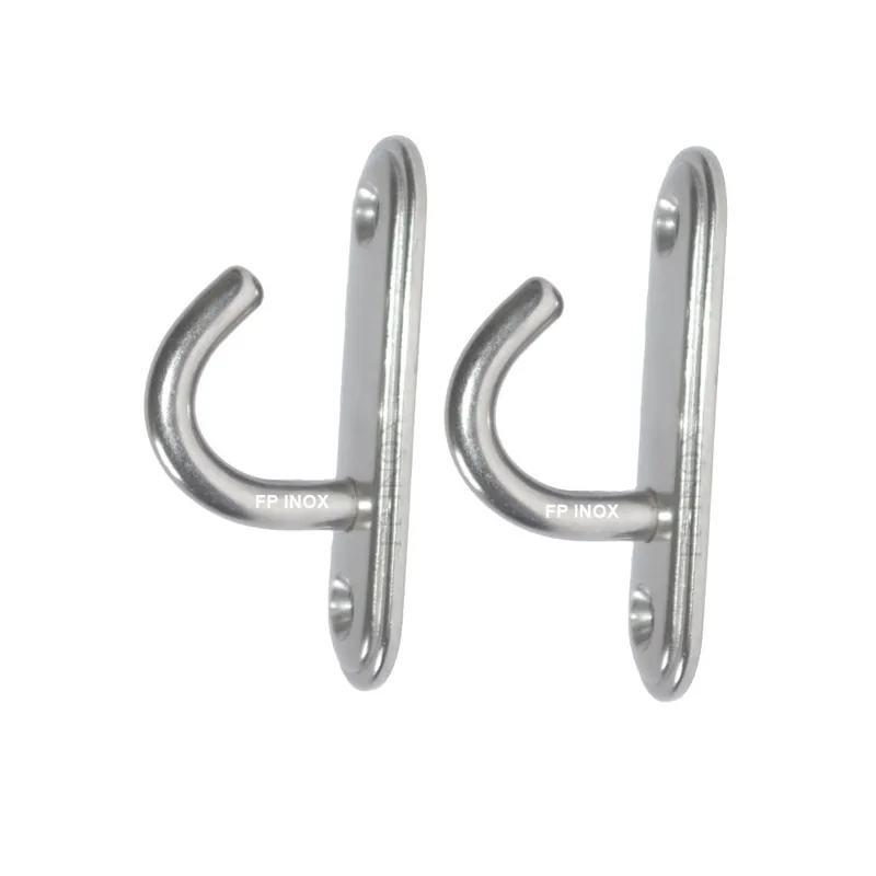 Promotion Saisonnière Crochet Pontet Sur platine inox A4 ( Lot de 2 )