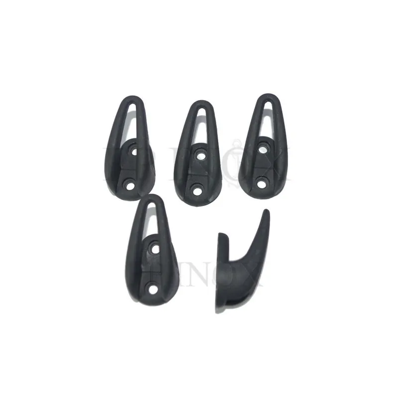 Crochet en nylon noir ( Lot de 5 ) Prix Bas