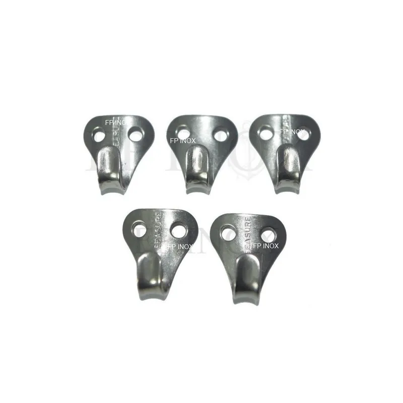 Affaire À Saisir Crochet socle courbé pour tube inox ( Lot de 5 )