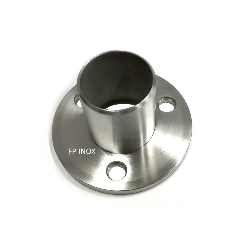Platine Inox Satinée Pour Tube de Diamètre 42.4mm Garde Corps Quantité Limitée