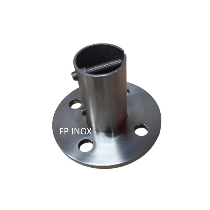 Dernière Chance Platine inox Satinée Pour Tube de Diamètre 42.4mm Garde Corps
