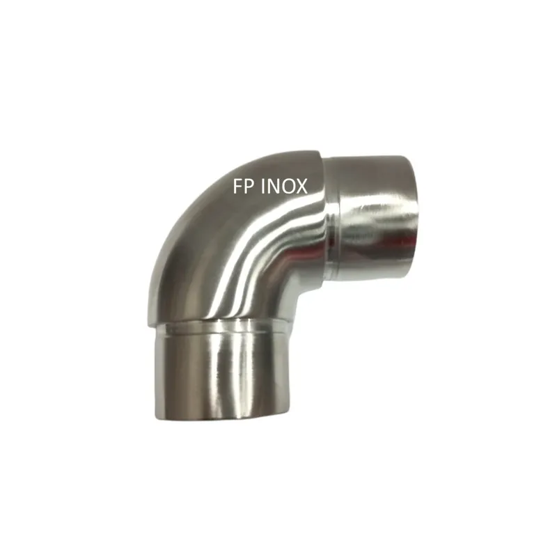 Coude arrondi inox satiné Angle 90° Garde Corps Meilleur Choix