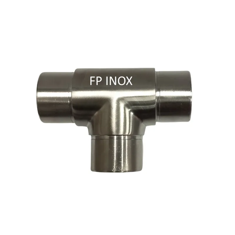 Produit De Marque Té inox satiné Angle 90° Garde Corps