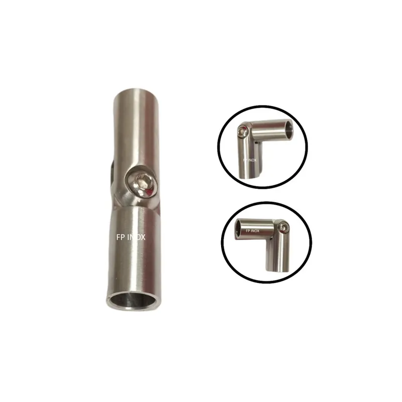Embout cardan Barreau tube inox satiné A2 Garde Corps Nouveauté