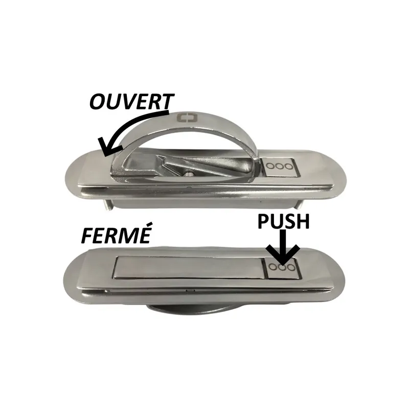 Lève plancher ergonomique De luxe XL inox A4 - 316 Commander Vite