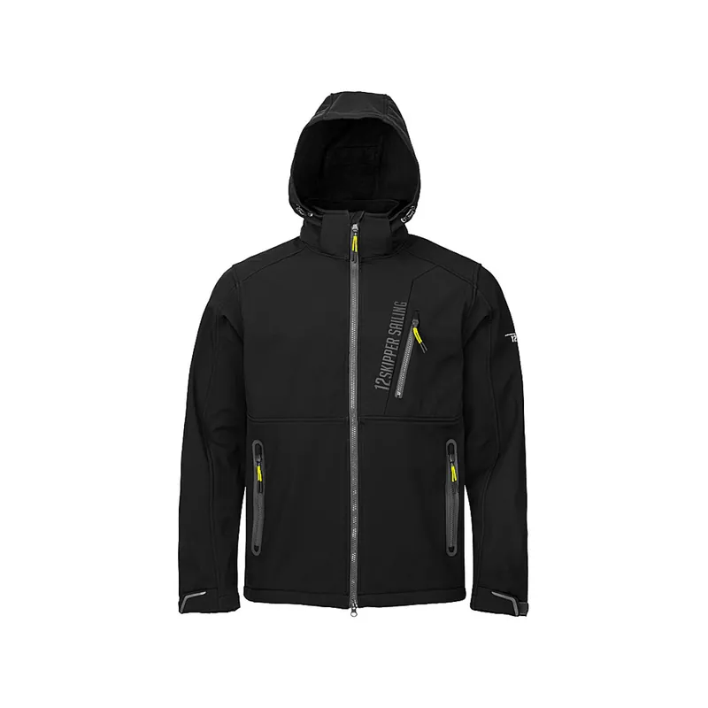 Dernière Chance DEAL 12skipper Amundsen veste softshell unisexe - noir, taille S