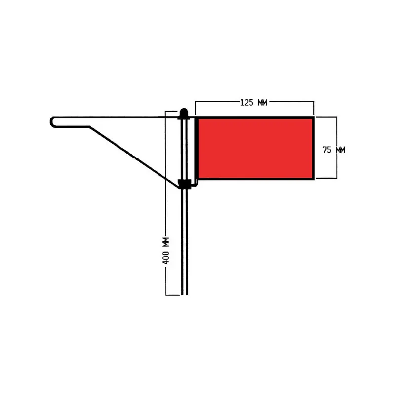 Certifié Girouette rouge - Standard - Lot de 3