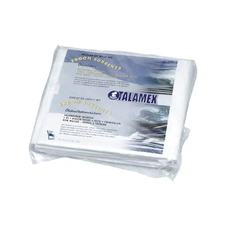 Talamex Chiffons absorbants pour huile - 3 pièces Certifié
