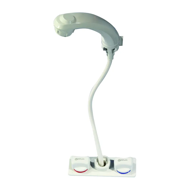Satisfait Ou Remboursé Whale Elegance combinaison robinet-douche avec support blanc
