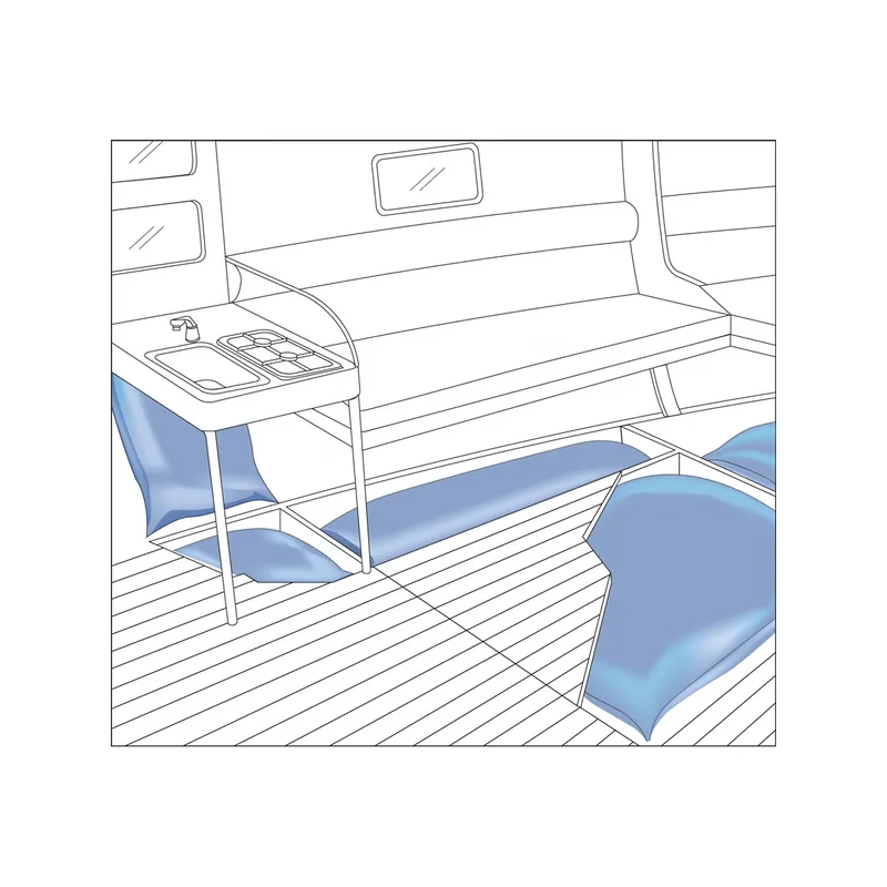 Plastimo reservoir souple 50l 750x750 mm Jusqu'à Épuisement Des Stocks