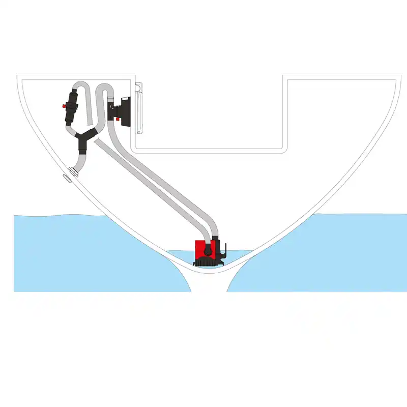 Authentique Johnson Pompe de cale Ultima-Bilge 1250 GPH