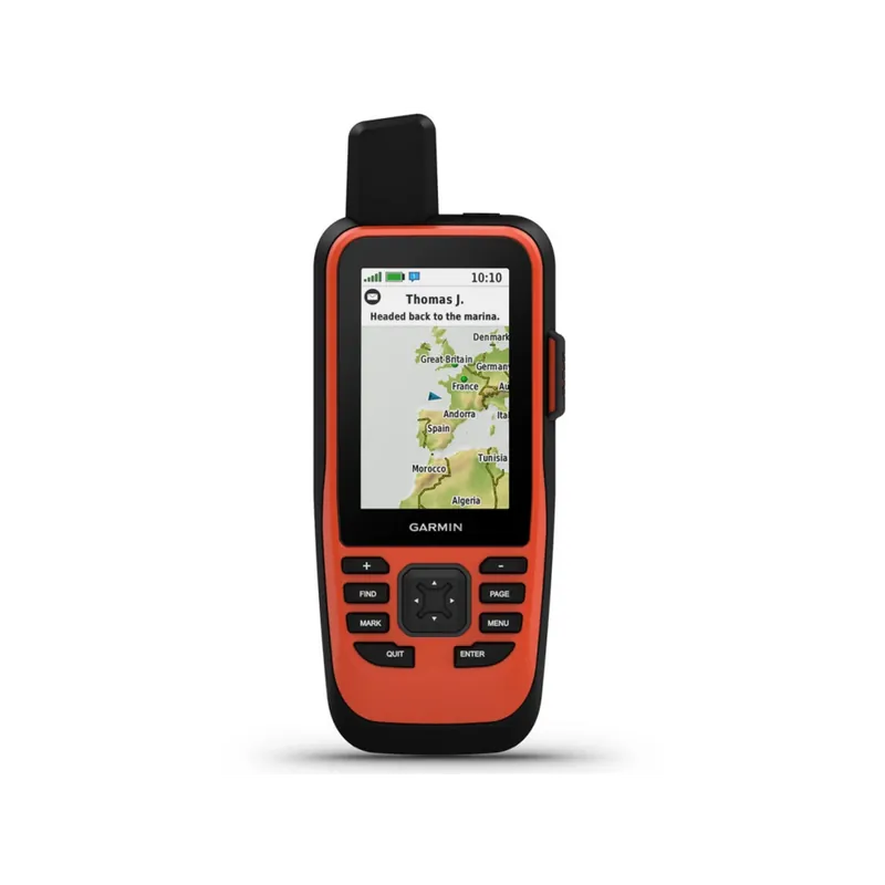Retour Gratuit Garmin GPSMAP 86i GPS portable - rouge
