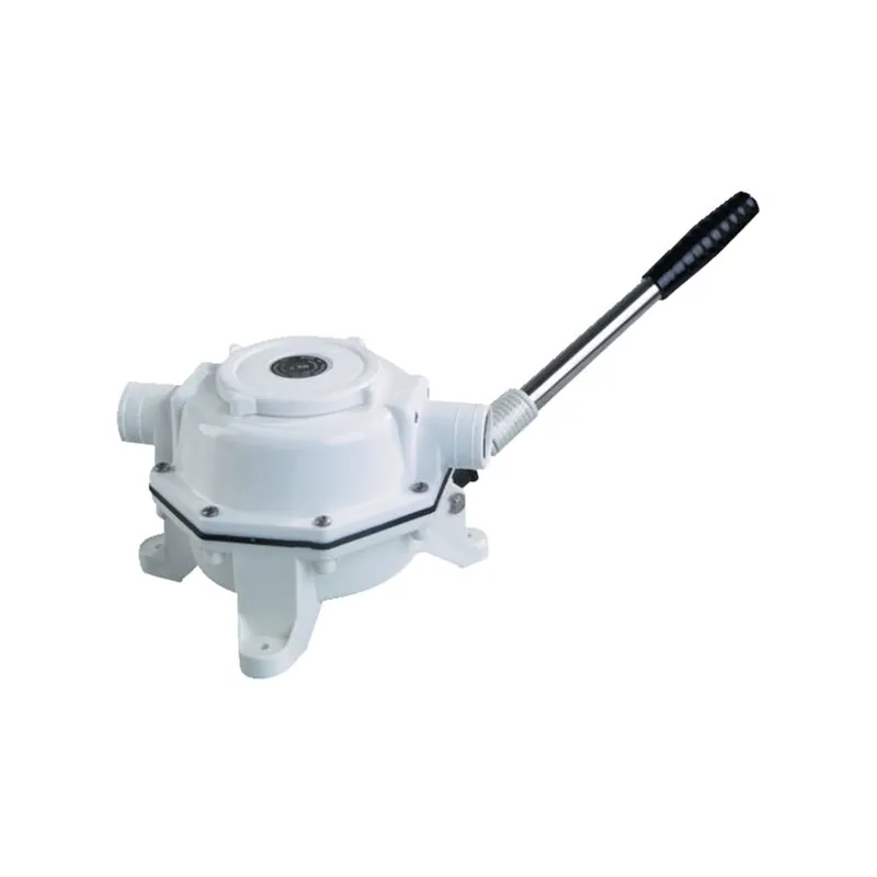 Expédition Rapide Pompe manuelle pour toilettes Whale, montage sur cloison 66l/min