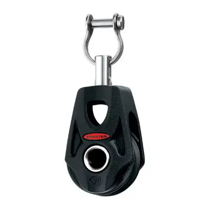 Prix Bas Ronstan Poulie Orbit Série 30 BB - simple avec manille pivotante fendue