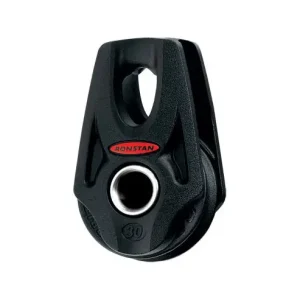 Ronstan Poulie Orbit Série 30 BB - simple, disque Nylatron Commander Vite