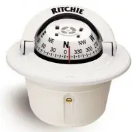 Ritchie Explorer F50 compas encastrable, rose conique - blanc Expédition Rapide