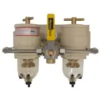 Satisfait Ou Remboursé Parker 500 préfiltre séparateur double avec bol transparent - 30µ